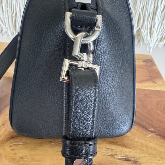 Givenchy Antigona Mini Top Handle Bag In Black Grained Leather Silver Hardware - Picture 15 of 17